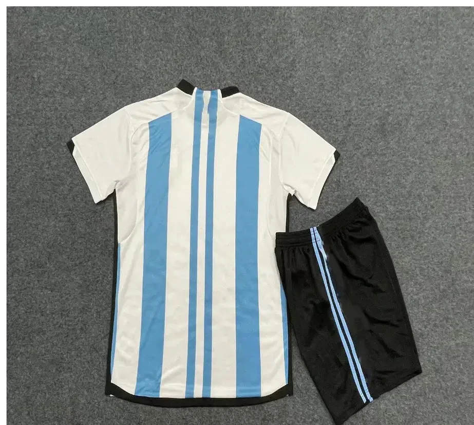 Custom Soccer Uniforms Football Shirts Two Piece Men Shorts Set Sublimation Soccer Jersey Set Kids