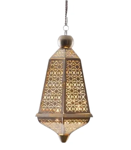 Iron Metal Arabic Moroccan Hanging Lamp Modern Designer Hanging Lights for Home Decoration at Best Price From India
