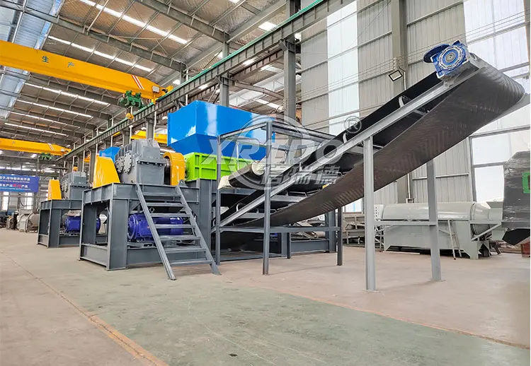 Textile waste recycling machine Waste Fiber Cloth Shredding Machine Plastic Crushing Shredder Machine