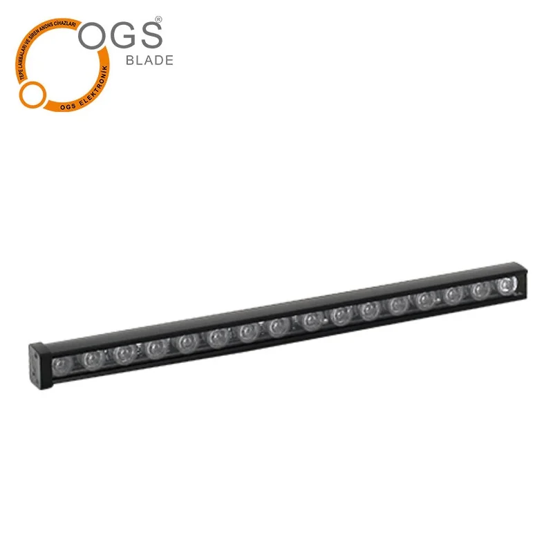 Power Led Warning Light Aluminium Bar for Police Cars Emergency Vehicles Fire Trucks Led Lightbar 3W Power Leds Strobe  Light