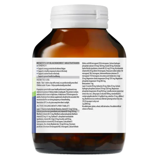 Blackmores - Multivitamin + Energy 150 Tablets Exclusive