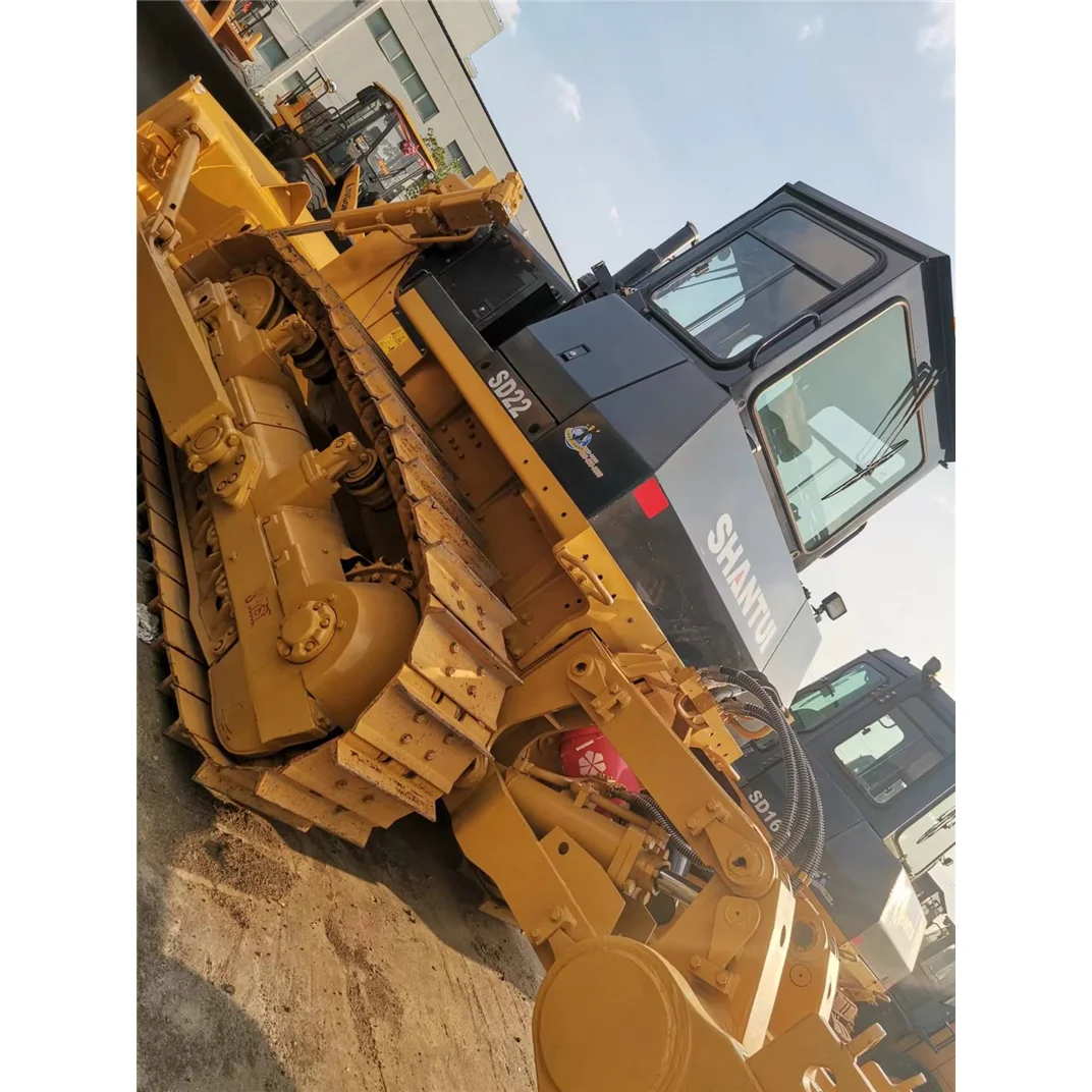 Used bulldozer Shantui SD22 standard dozer machine high performance multi-functional track-type tractor for kinds of earthwork