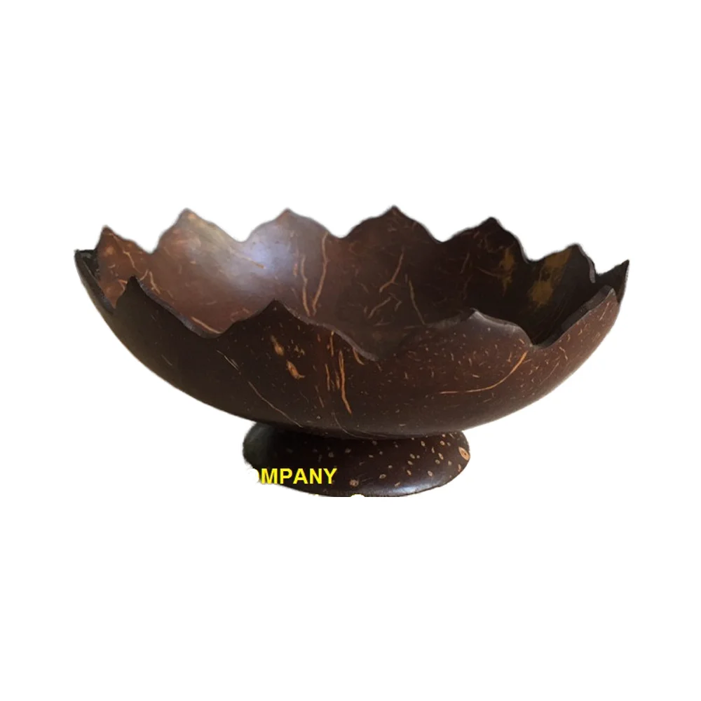 Natural coconut shell plate made in Vietnam with cheap price