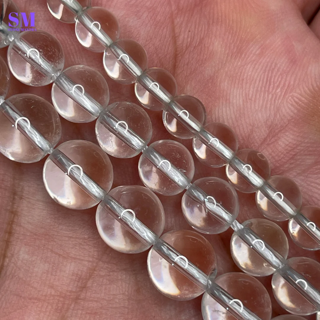 Natural Clear Quartz AAA 8mm Beads Strand 44-48 Pcs per Line Wholesale Gemstone Beads Healing Crystal Supplier