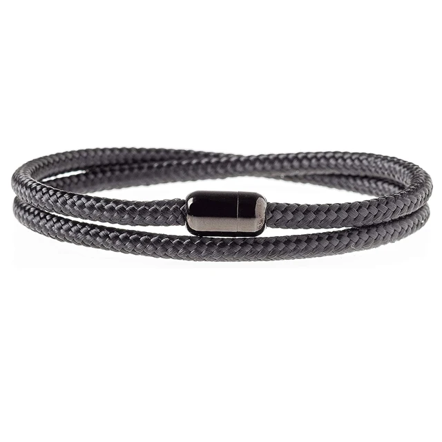 Customizable Stainless Steel Bracelet Magnetic Clasp Personalized Sailing Surf Rope Men Bracelet