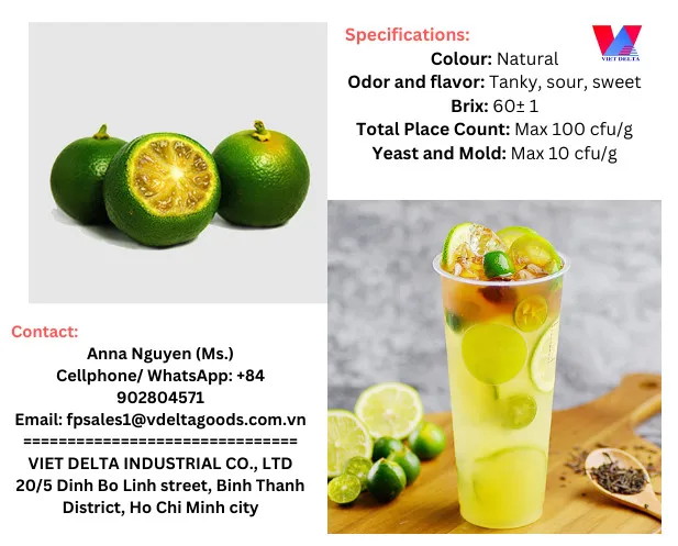 Лучшая цена, замороженный свежевыжатый сок каламанси филипино