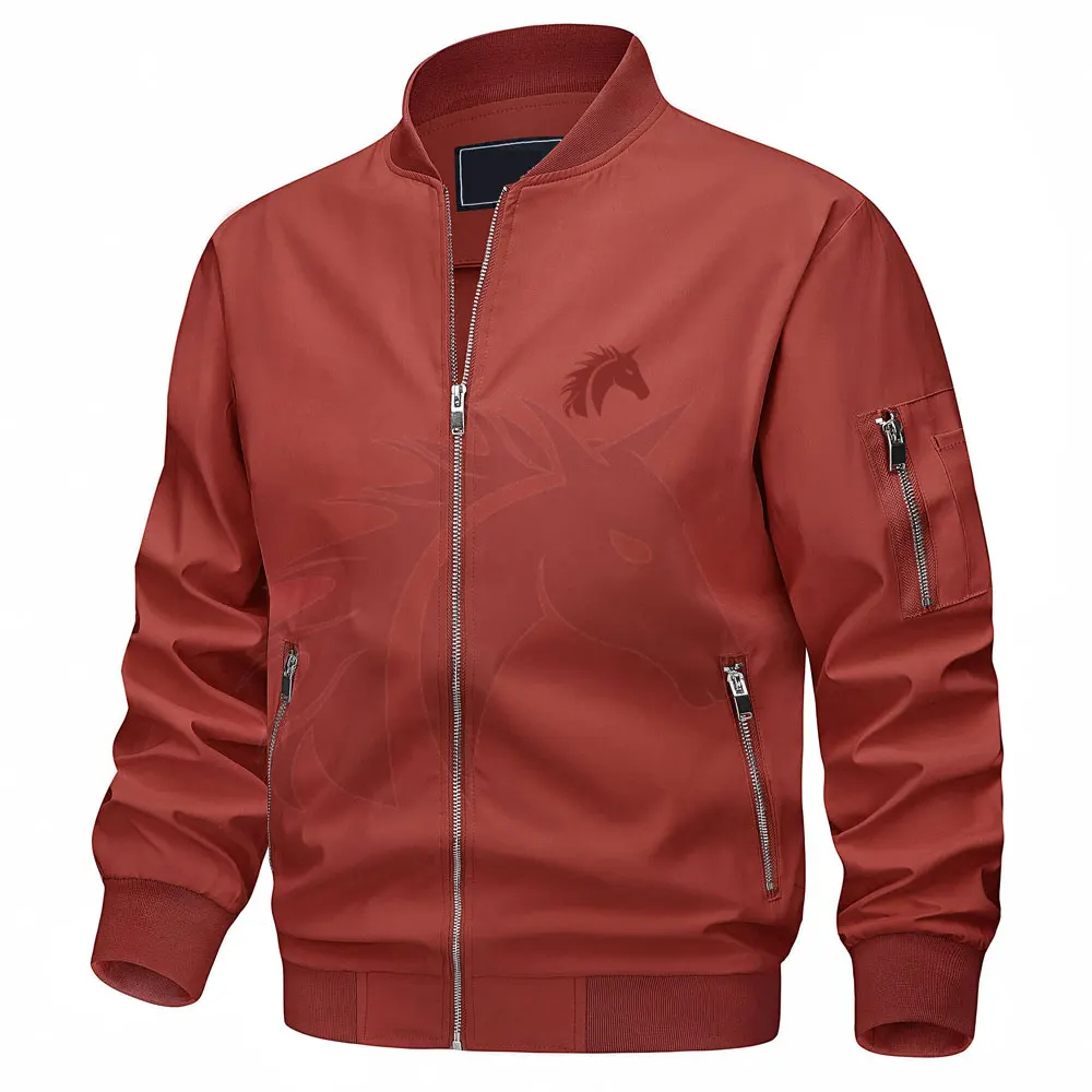 Wholesale Quick Dry Men Bomber Jacket Online Sale Bomber Jacket Polyester Made Bomber Jacket