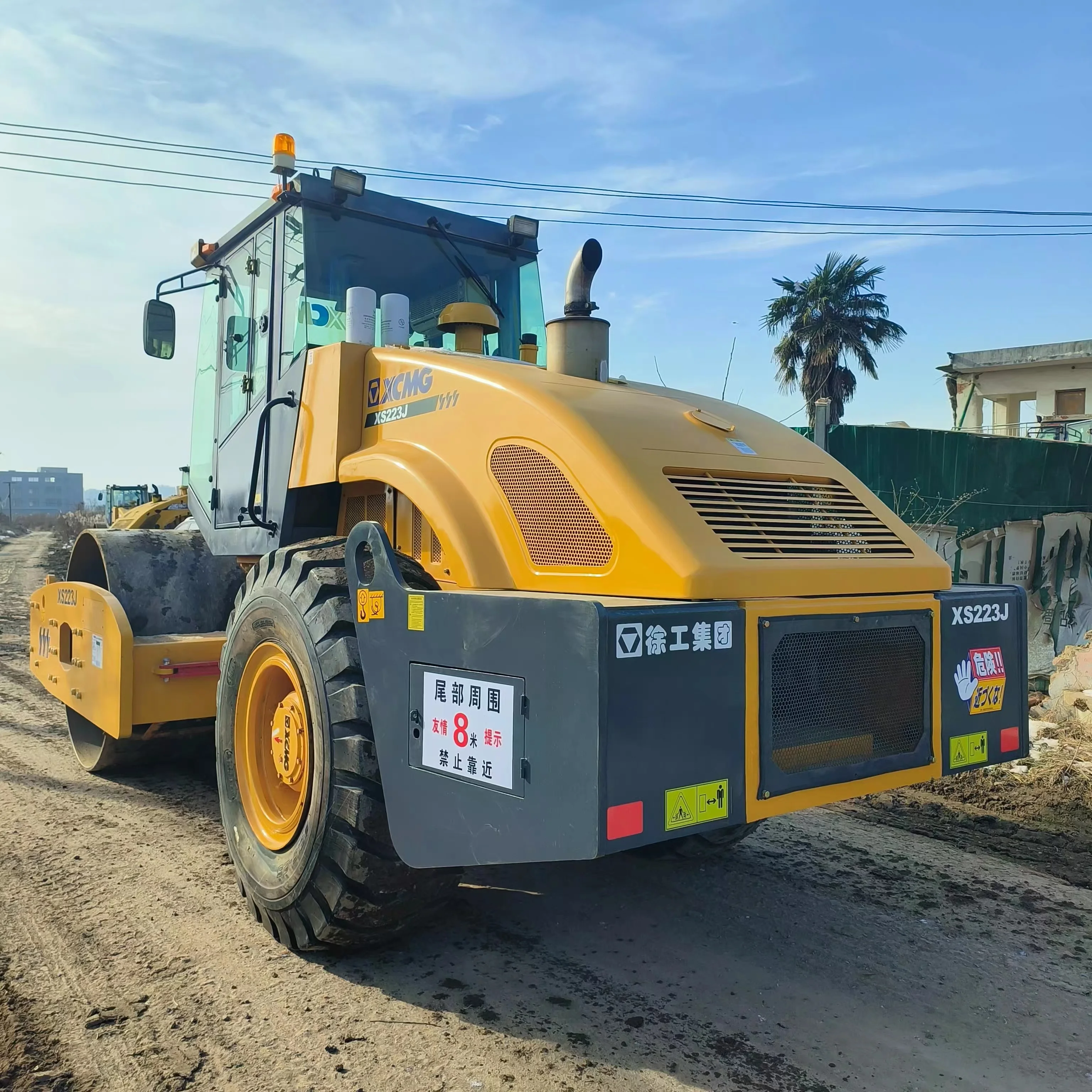China famous brand XCMG Ofiicial road roller 22tons XS223J Single Drum Vibratory Roller Used XCMG 223J Comapactor