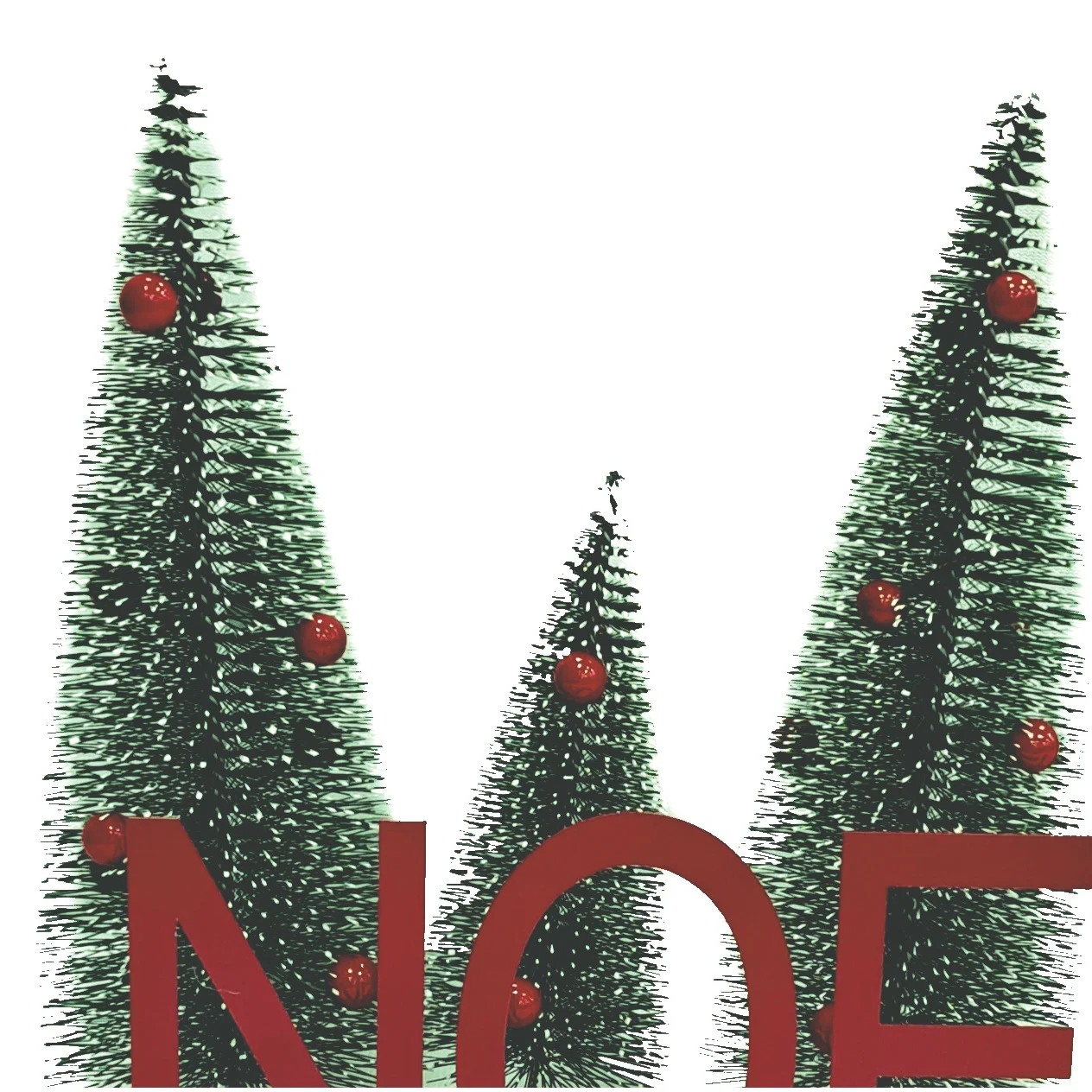 Top sale Classic Family tradition Merry xmas Mini Brush Tree table top