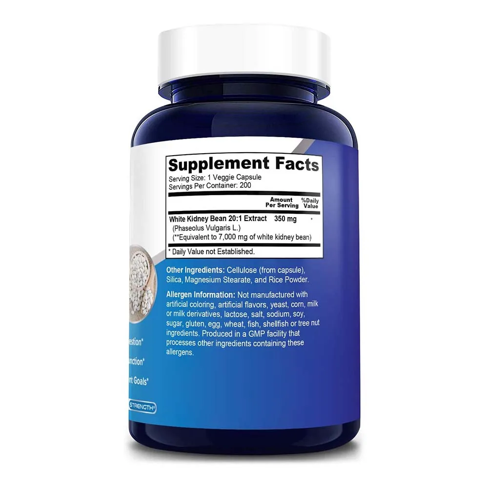 Private Label Weight Loss Capsule Supplement Organic Garcinia Cambogia White Kidney Bean Capsules