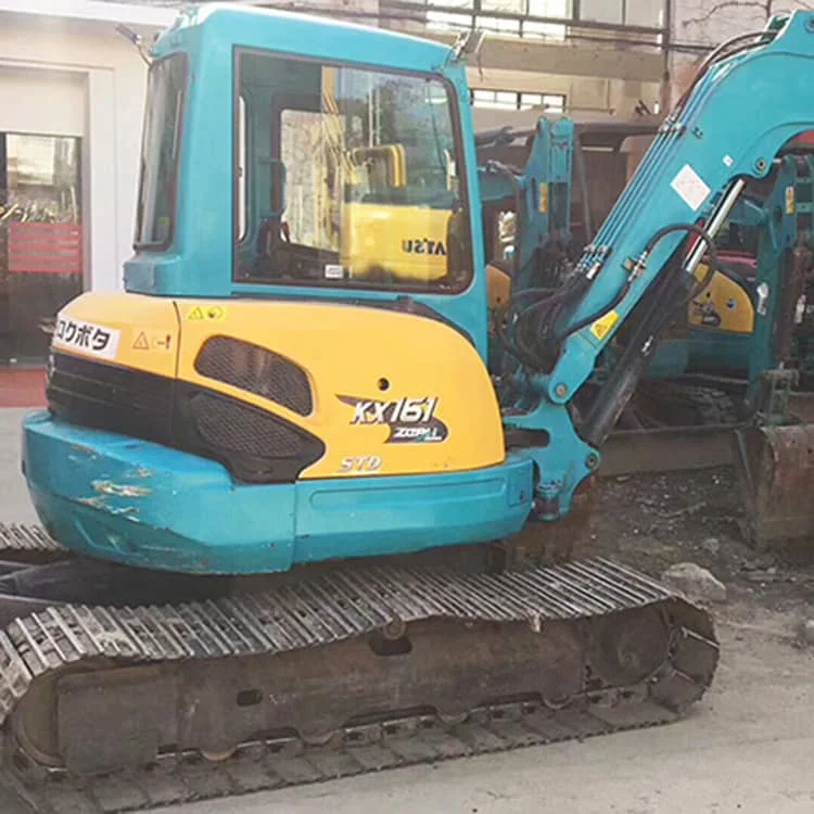 Second Hand Used Japan Kubota Crawler Kx161-3 Small Construction Machinery 6.1 Ton Hydraulic Excavator Digger With Cheap Price