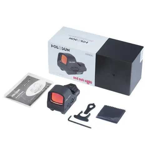 Most Selling Holosun HS510C 2 Dot Circle Refle-x Red Dot Sigh Flat Dark Black Free Shipping