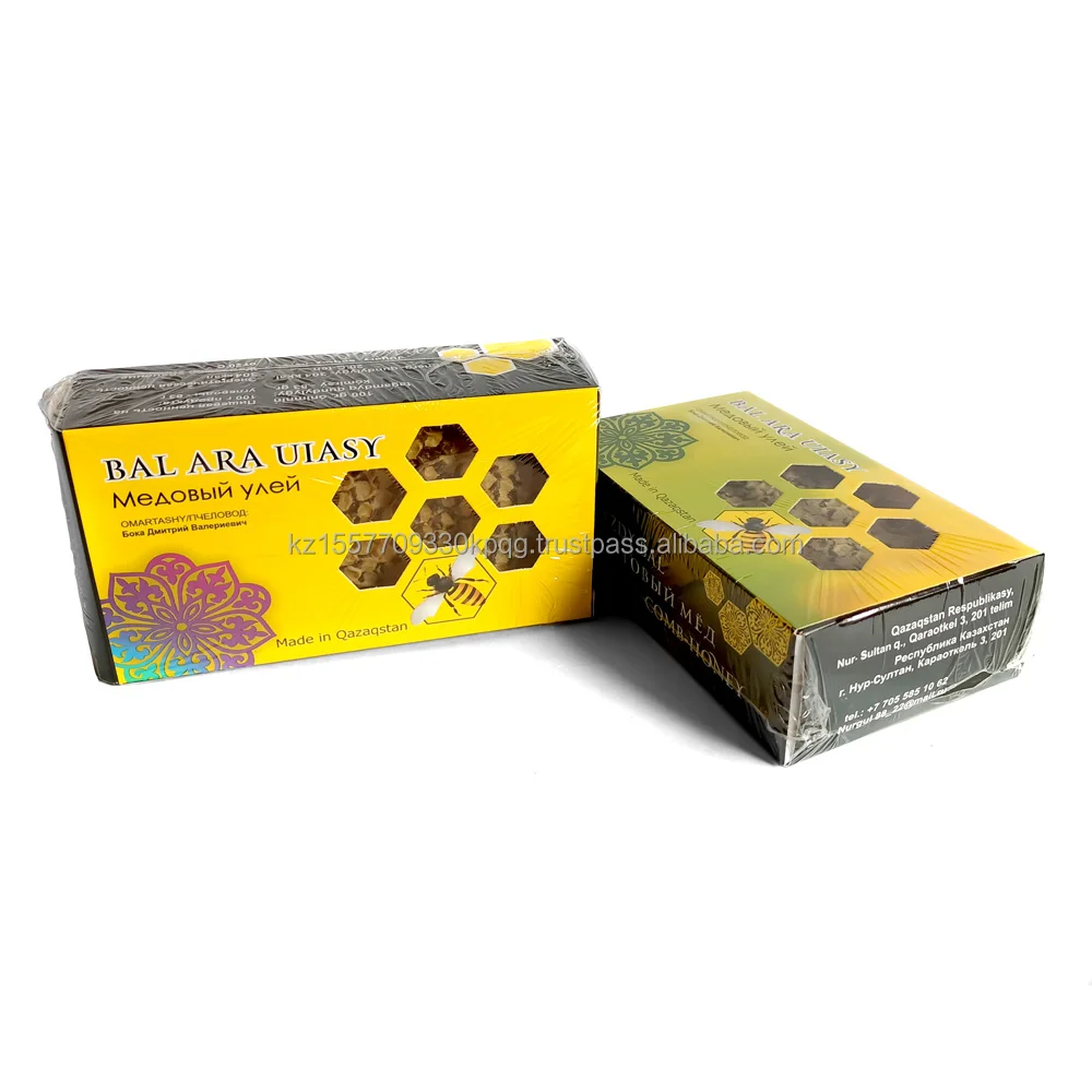 Оптовая продажа натуральный органический гребень мед 1 для десерта кондитерский торт сделано в Казахстане вес 180-250 г