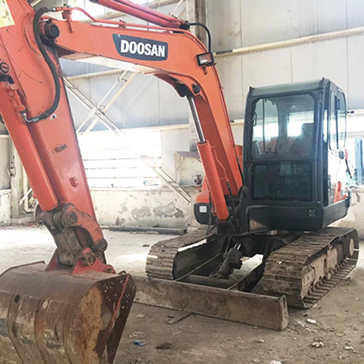 Original Korea Second Hand Used   Doosan DX60 DH60 DX55 DX80 Mini  Excavator Digger With Cheap Price