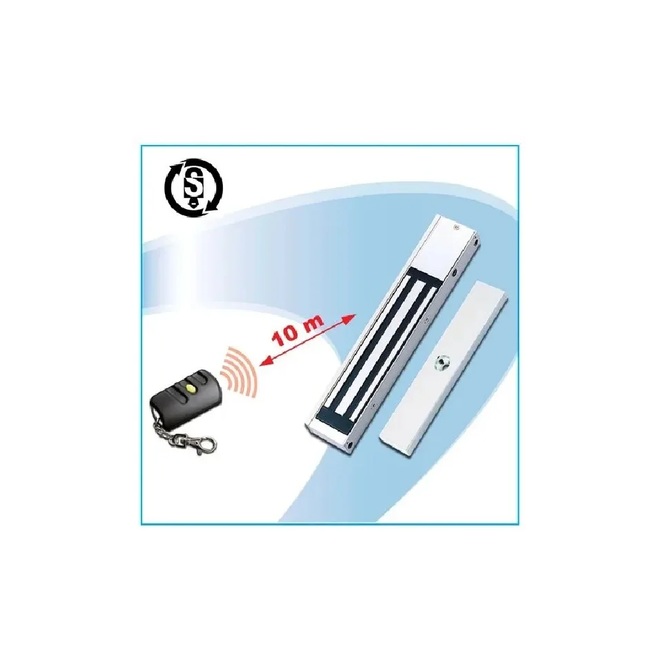 High Selling Airkey 600  LED Em Lock With Wireless Remote for Wireless Lock With Multi Voltage Em Lock With Timer Buzzer