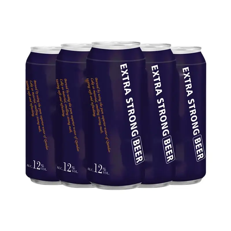 OEM 12% Strong lager beer Private label alcoholic beverages filling