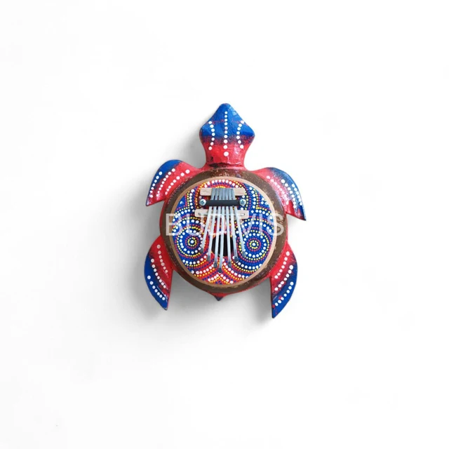 Wholesale Wooden Kalimba Souvenir Turtle Model for Gift, Mini Wooden Kalimba for Home Decoration, Wooden Kid Toy Instrument