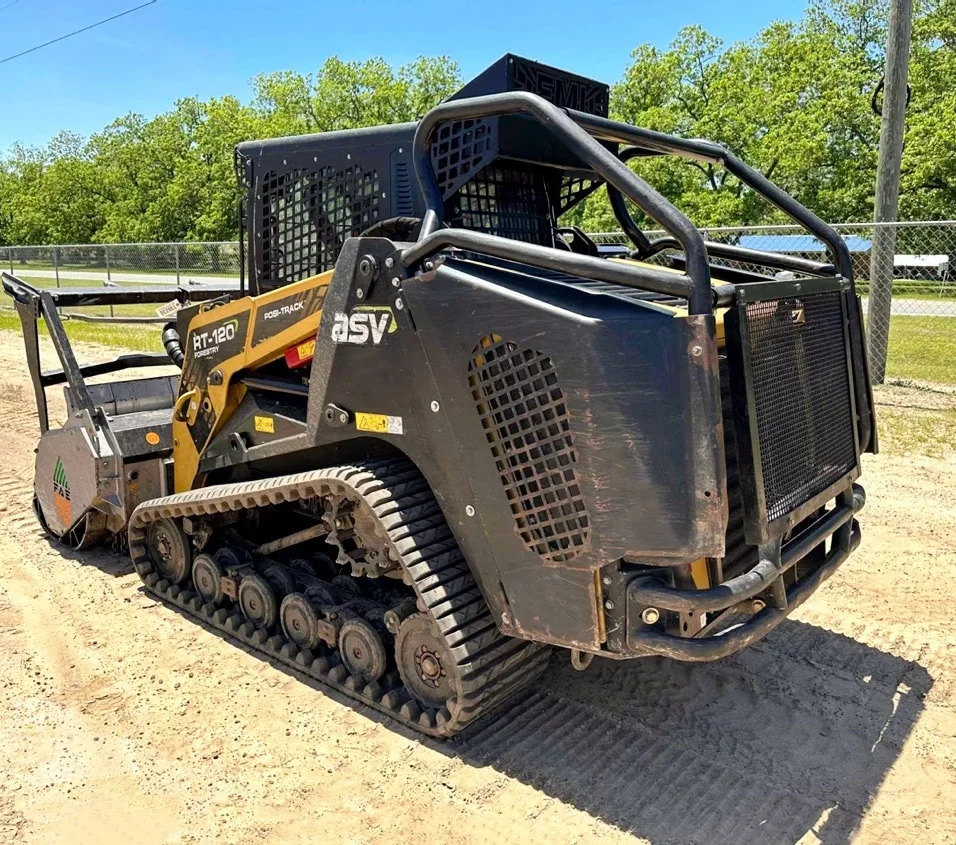 Affordable Price 2020 ASV Compact Track Loader RT-120 With FAE Mulcher Head Attachment Ready to Ship