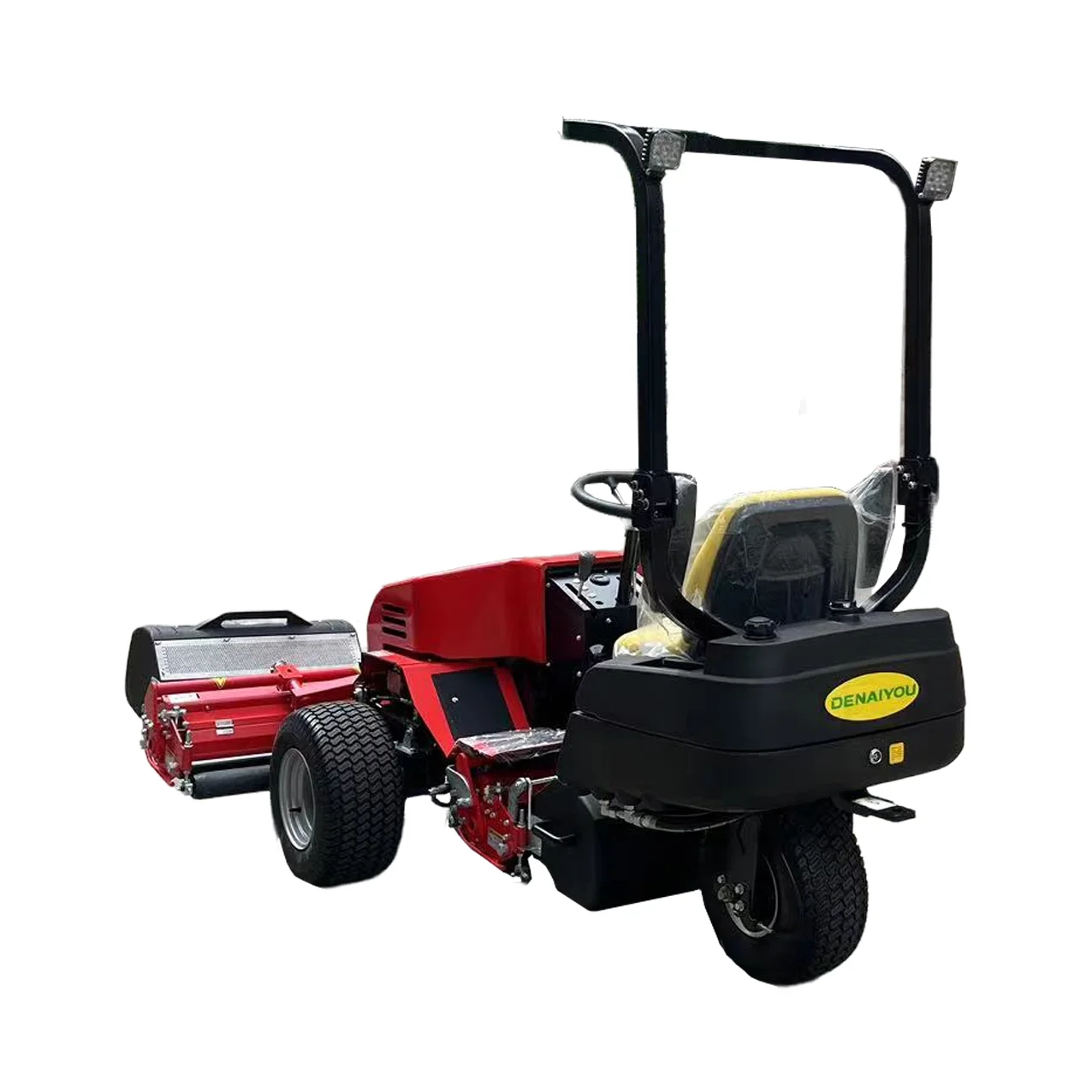 Optimized for Sports Complexes High-Speed Mowing Triplex Mower for Golf Greens Lawn Mower Gasoline Engine with Grass Box