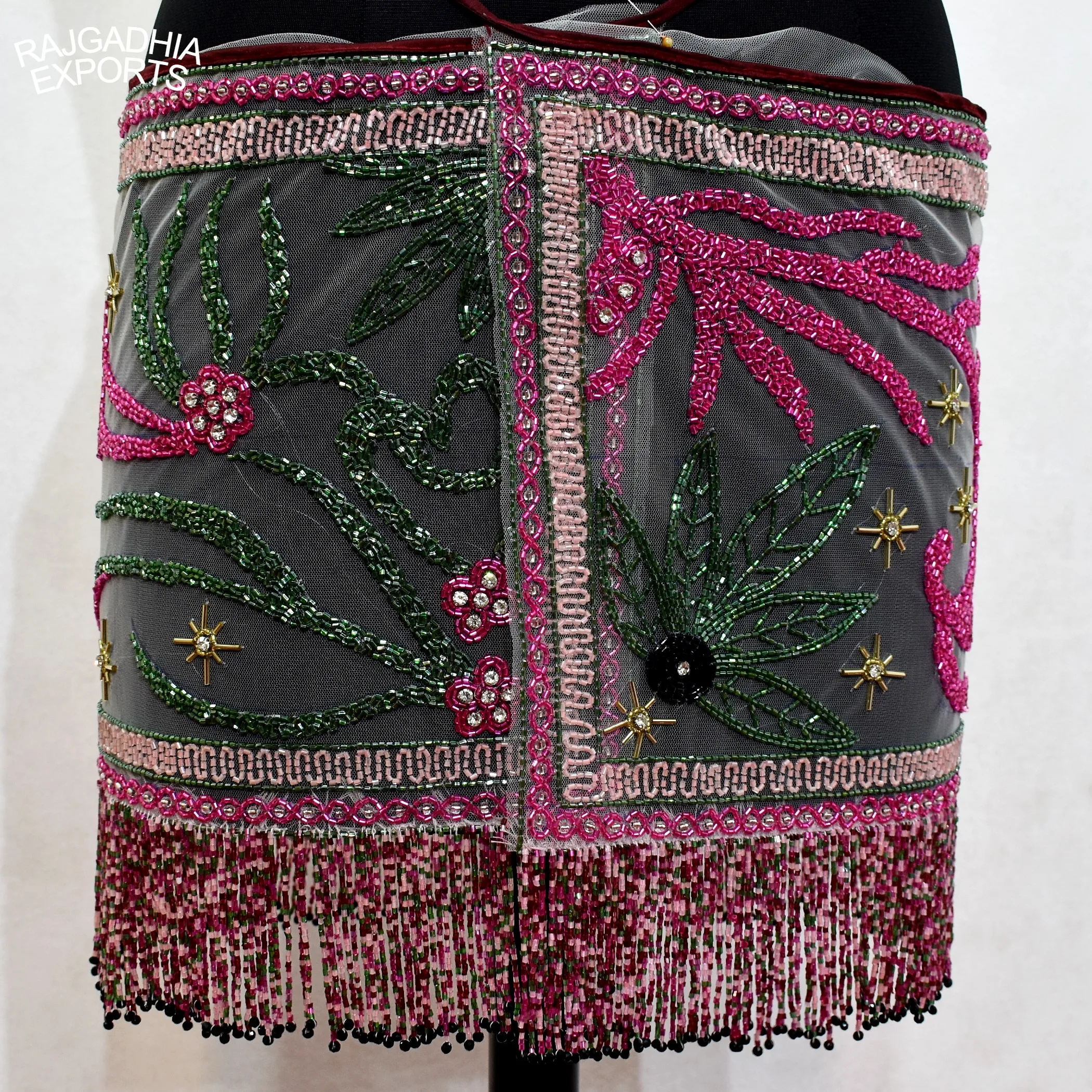 Beaded Skirts & Shorts  Western Wear Clothing & Accessories for women wear buy Heavy Beaded Skirt for wholesale