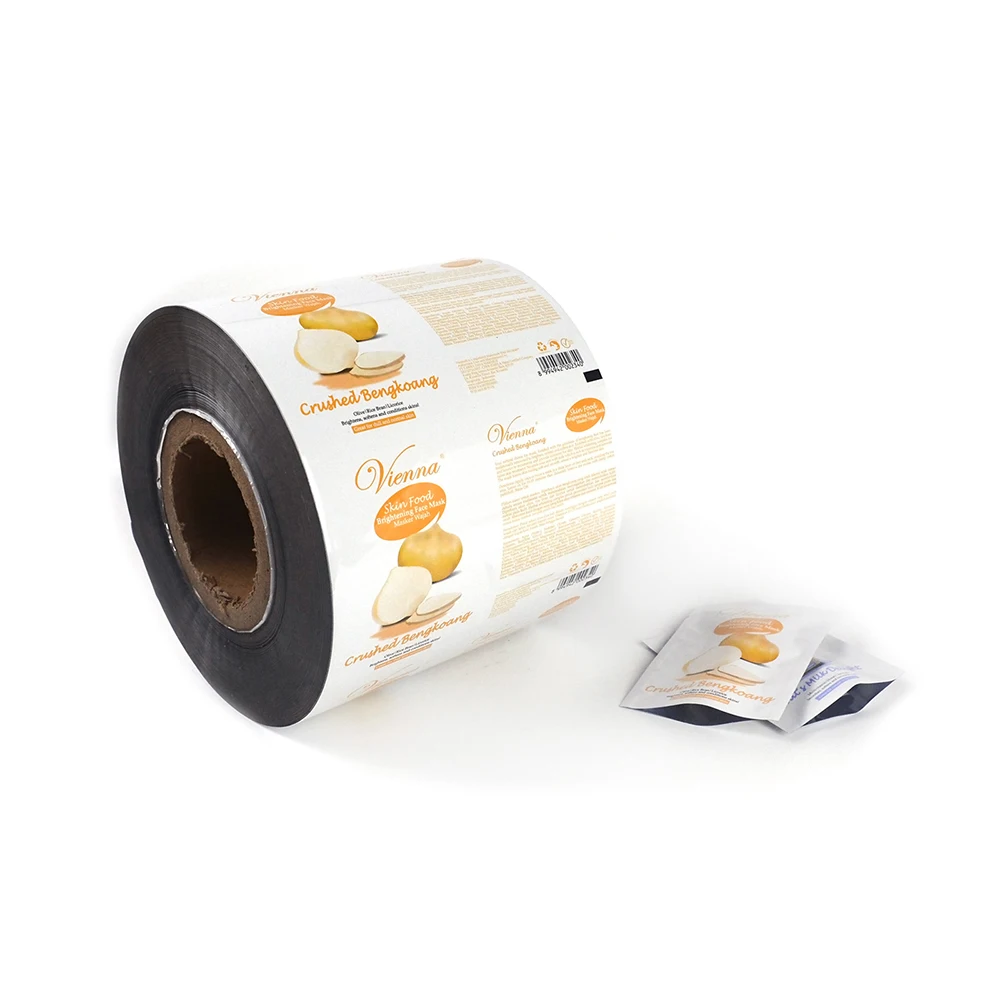 Custom Printed BOPP Rolls Film Laminated Plastic Skin Care Aluminum Waterproof Roll Stock Film for Cosmetic Packaging