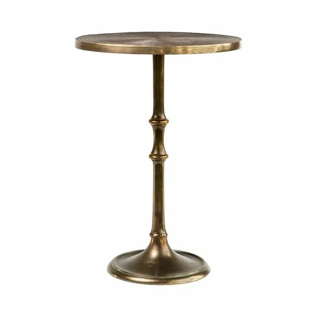 New Arrival Luxury Metal Gold Round Table For Home Decor Luxury Hotel Furniture Living Room Round For Plants & Flower Vase Used