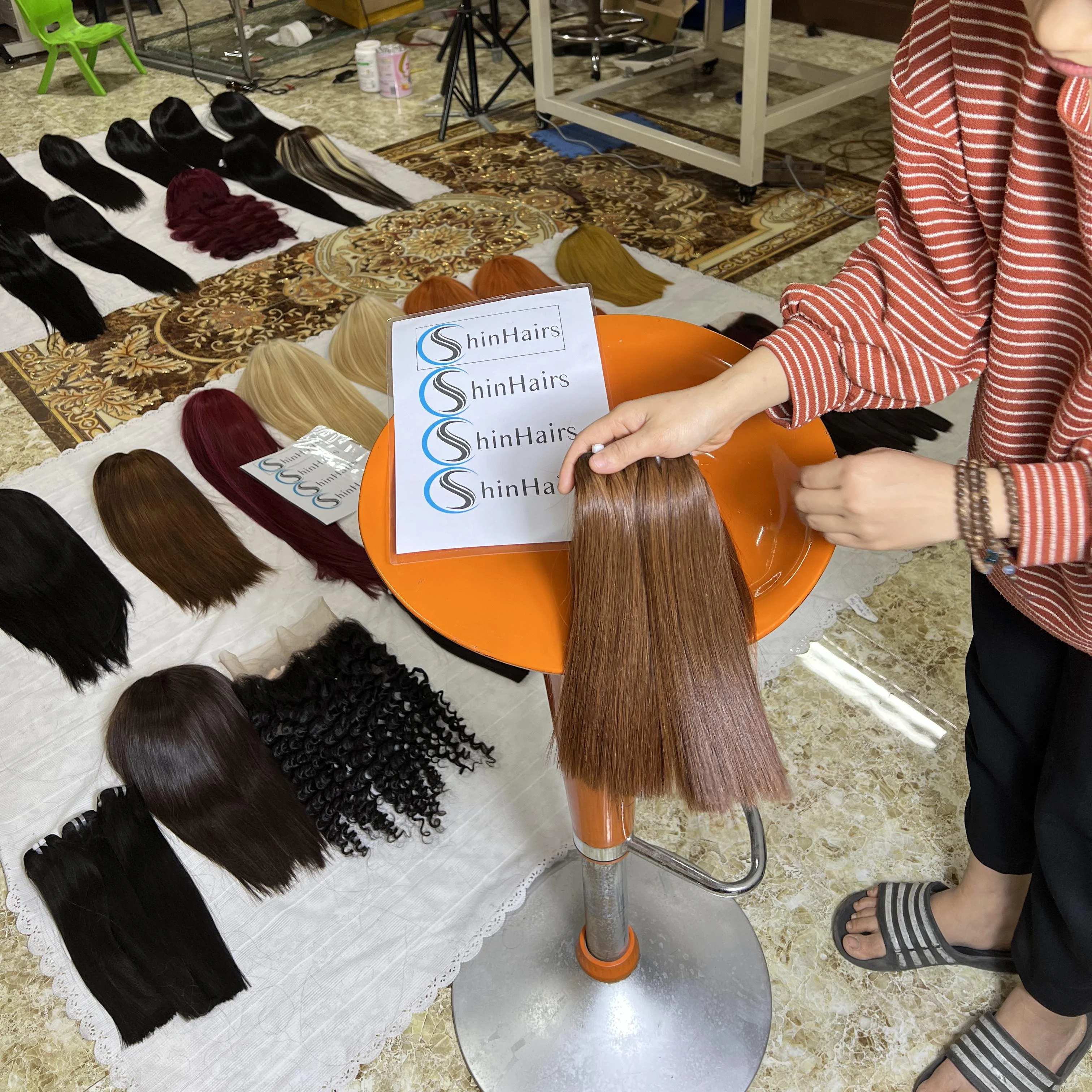 Top Quality 2023 Hair Bundles SDD Bone Straight Human Hair, 100% Raw Virgin Hair Vietnam, Wholesale Price Factory