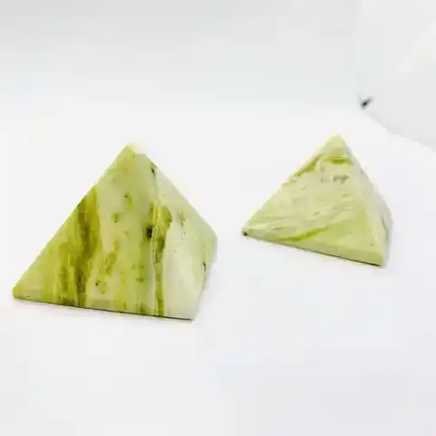 Best Quality Green Serpentine Pyramid Buy From Aslam Agate  Export / Serpentine Pyramid for Healing And Meditation