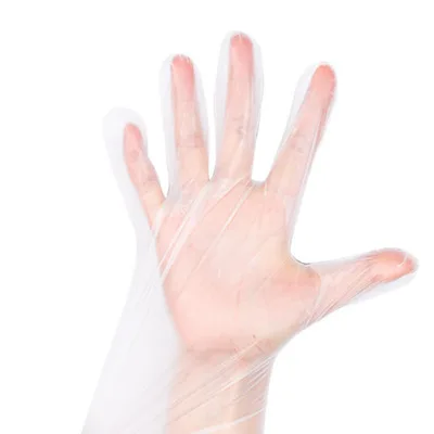 Best Selling Black PE/TPE Gloves Disposable Glove Food Cleaning PE Gloves TPE
