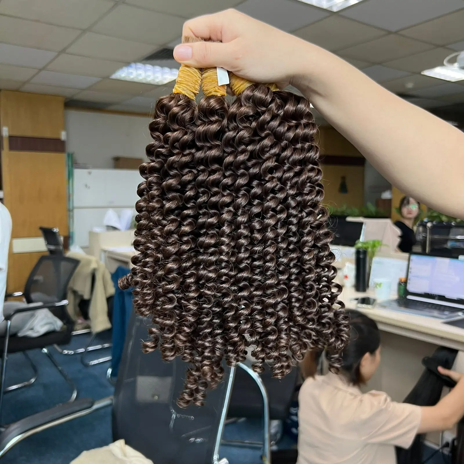 Blonde Hair Beautiful Hair Color Bulk Bonding Bundles Extensions - BELADY HAIR