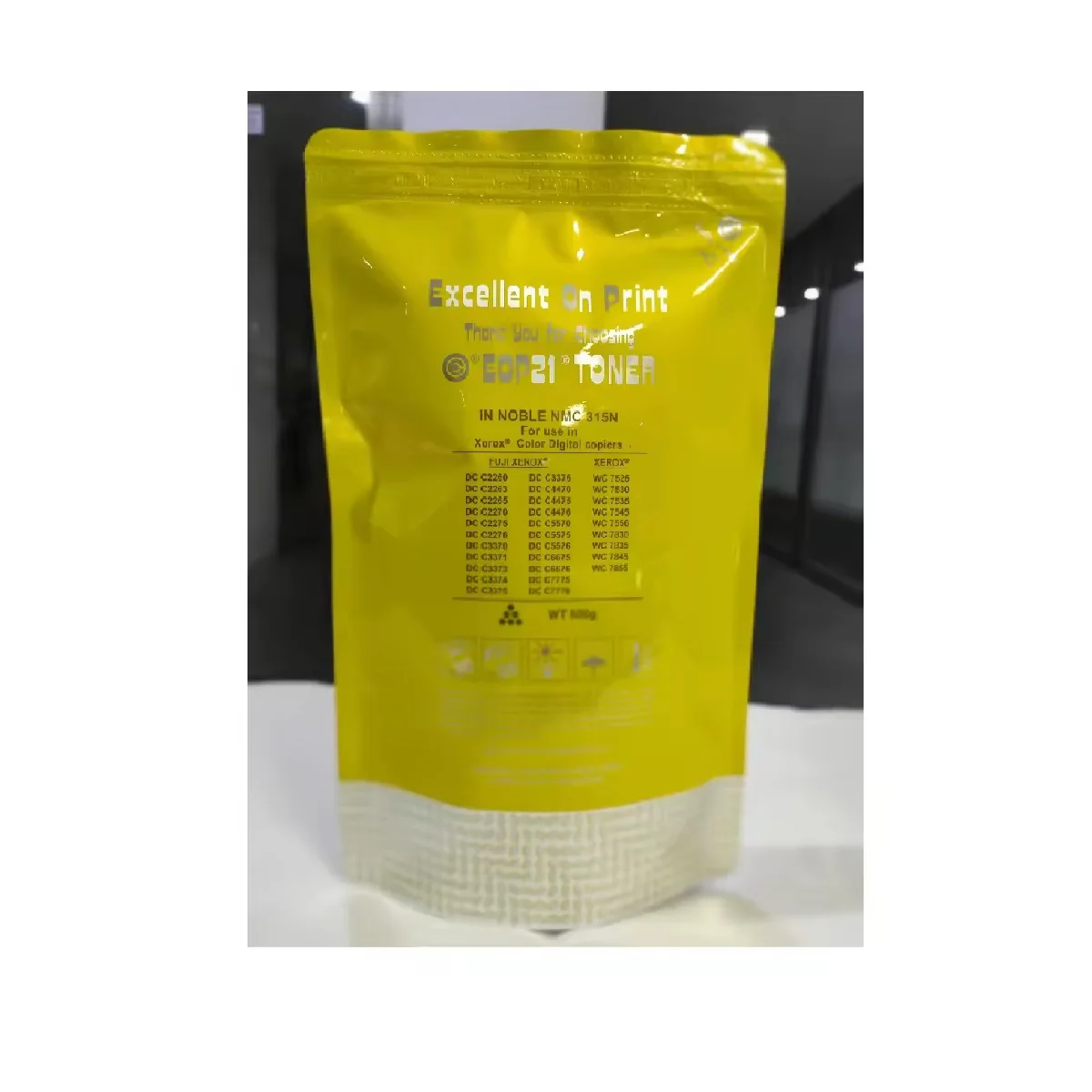 Xer0x Original Toner Refill DC C2270/C3370/C4470/C5570 Workcentre 7830/7835/7845/7855 EOP21 Yellow 500g Compatible Toner Powder