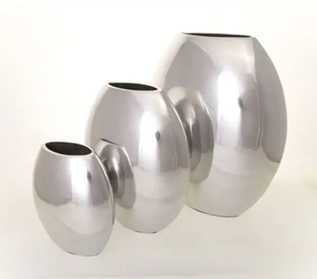 Attractive Look Gold Plated Metal Flower Vase Luxury Indoor Decors Stainless Gold Metal Large Flower Pot