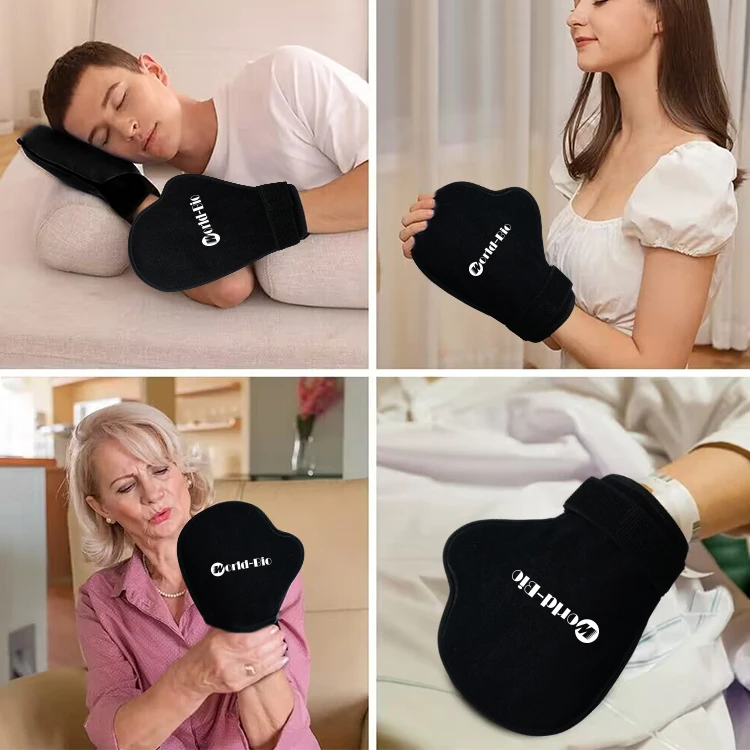 2023 Comfort Hot and Cold Ice Pack 2 Pack Gloves Ice Heat Therapy Hand Ice Packs for Full-Hand Injuries and Carpal Tunnel