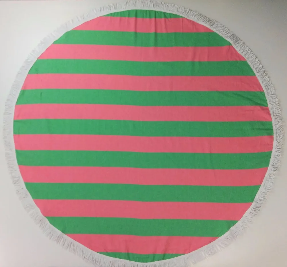 Aztec pattern Round beach towel with tassels, Circle, best quality, heavy 1150gr unit