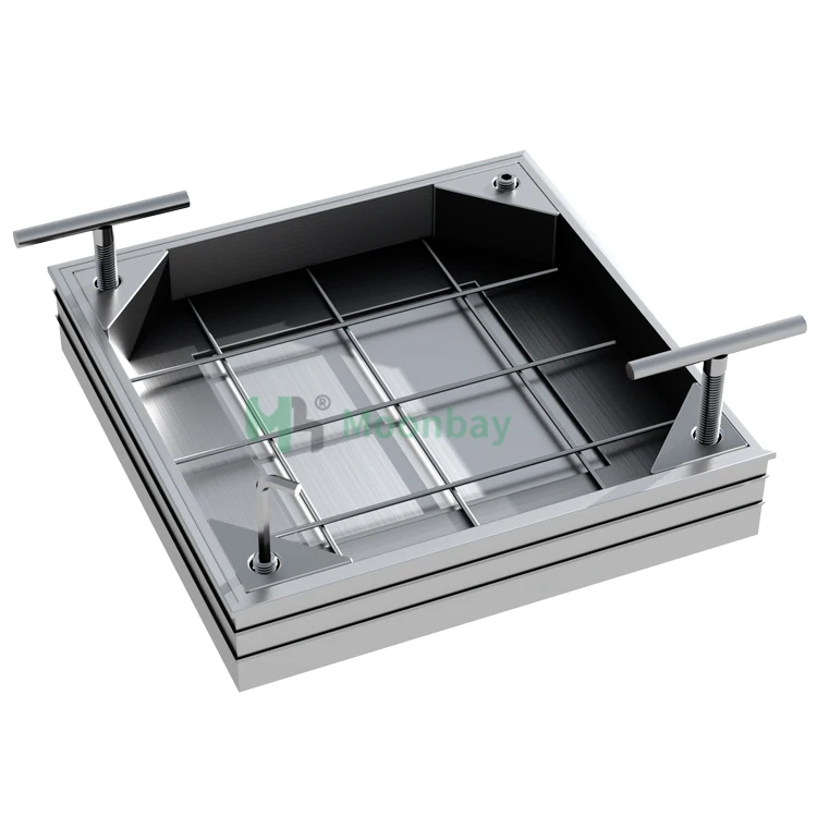 New upgrade good quality double sealed anti-odor aluminum manhole cover overall size 300*300mm