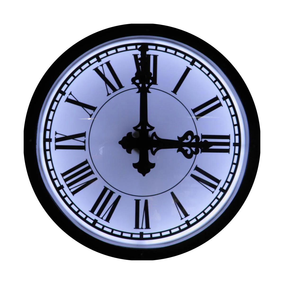 Качественные уличные часы D600 мм двухсторонние из России