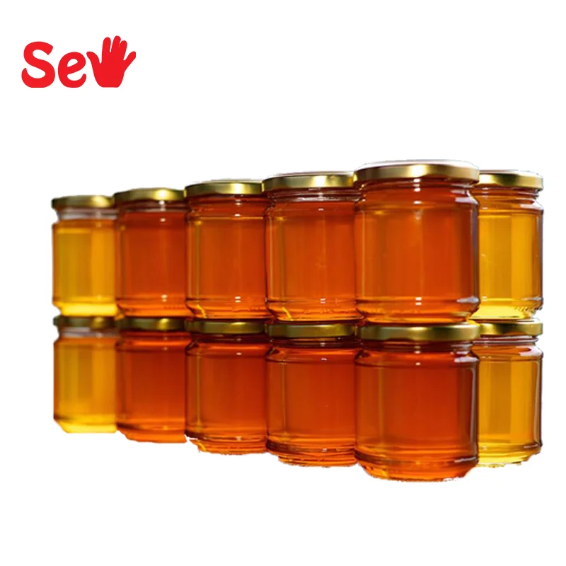 Natural Blossom Honey Elazig Brand Seel Liquid Flower Honey 480 Gr Glass Jar Filtered Flower %100 Pure Raw