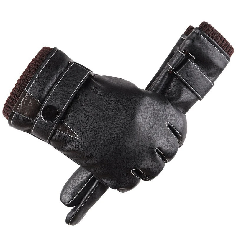 2024 High Quality Fashion Genuine Goat Skin Leather Gloves Men Leather Gloves From Pakistan