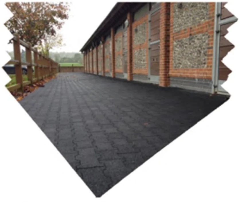 compassarmor Solid color rubber floor mat Premium Soundproof Fireproof Laminate Rubber Flooring Underlayment EPDM and SBR rubber