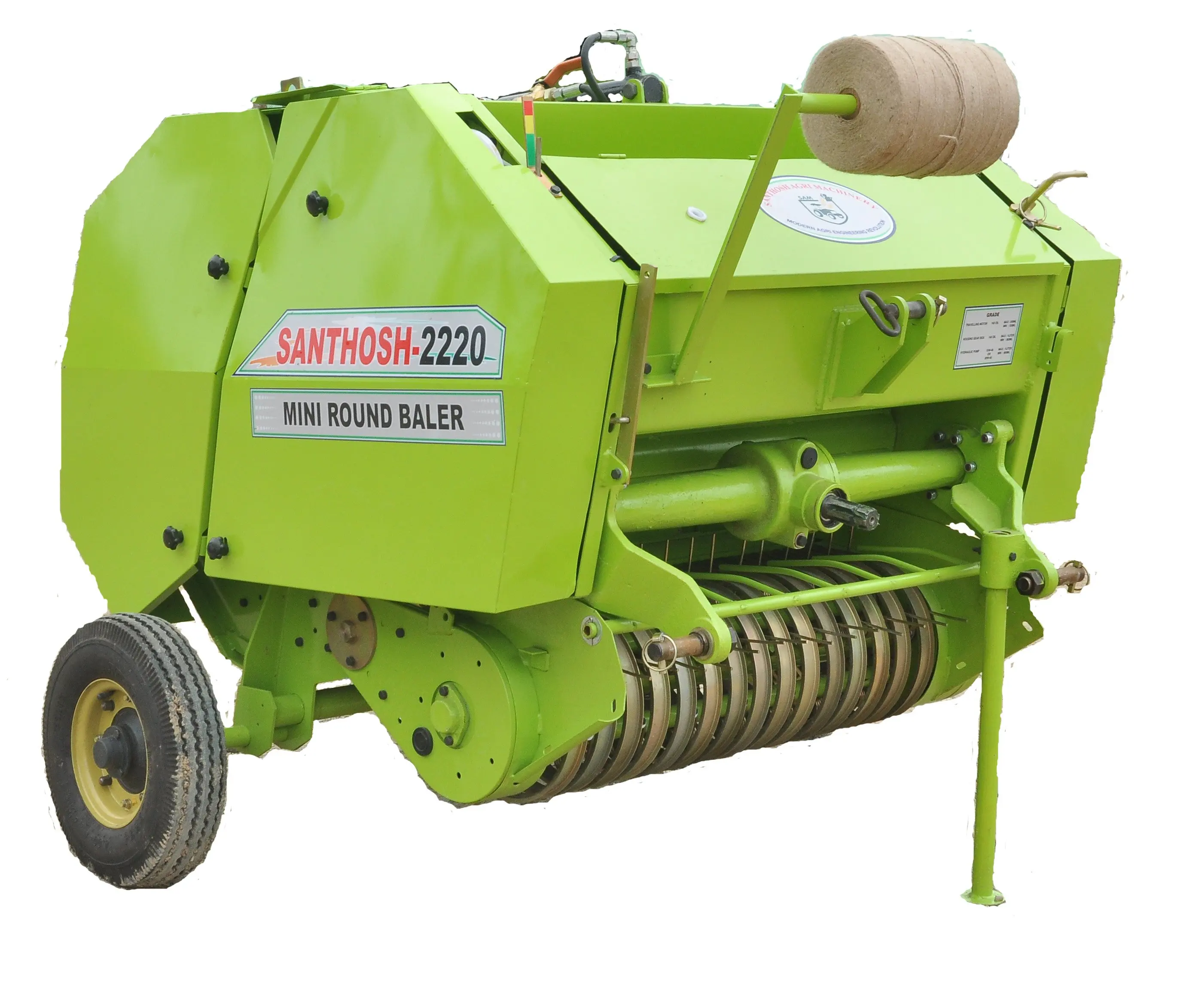Mini Round Hay Straw Wrapper, Round Hay Straw Wrapper Machine For Sale