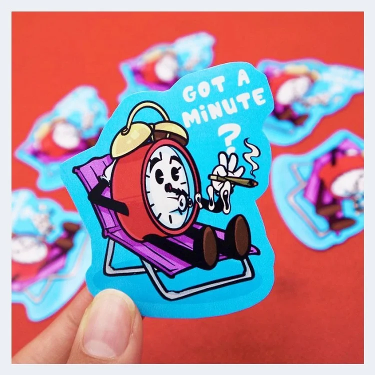 Weed Smoking Stickers  Vinyl Stickers for Laptop Car Skateboard Luggage Hydroflasks Phone Guitar DIY Graffiti Stickers