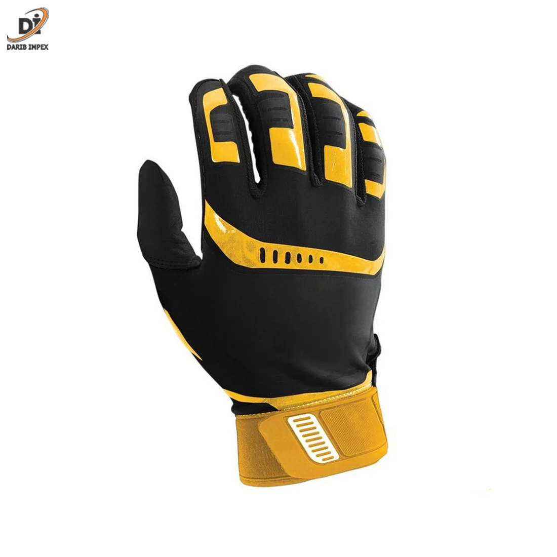 ODM Top Latest Design Baseball Softball Grip Leather Batting Gloves with Durable Leather Palmer Padding