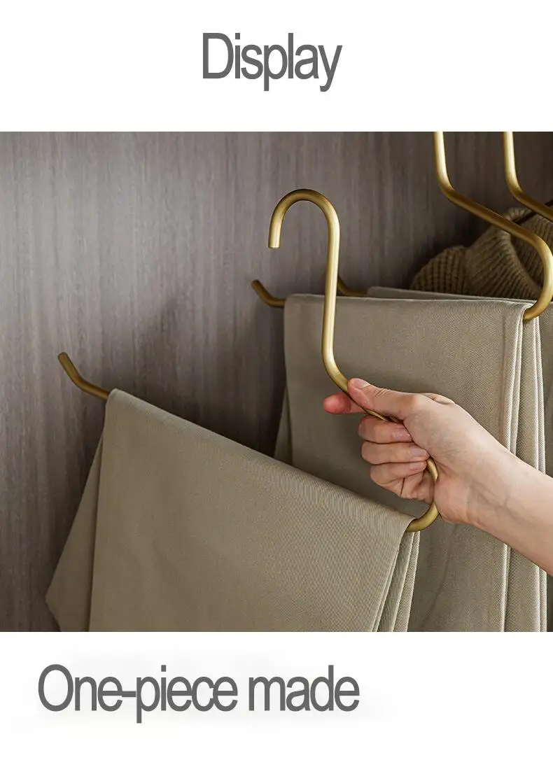 Hot Selling Anti-Slip Metal hanger clothes Z Shaped Laundry Hanger Open Ended Pant Custom Hanger