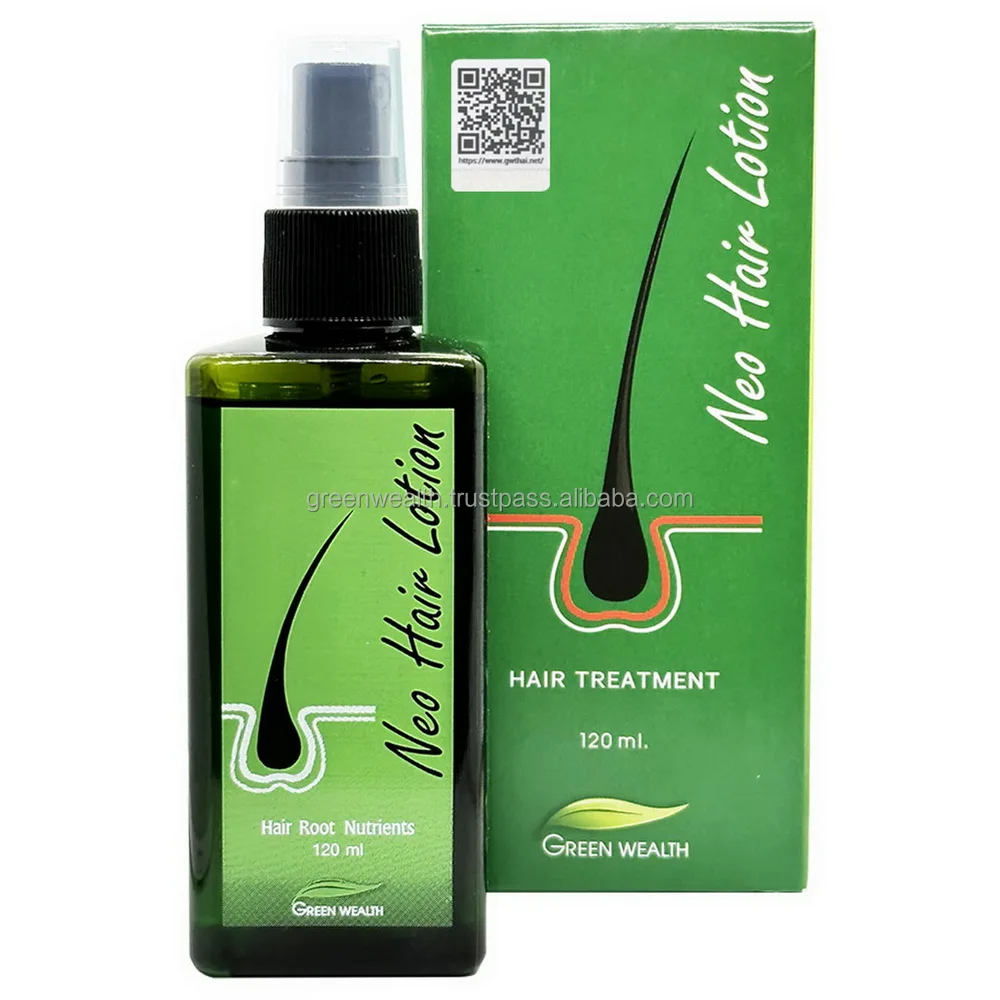 Good price Neo Hair Lotion 120 ml. Original hair treatment made in Thailand from Green Wealth.