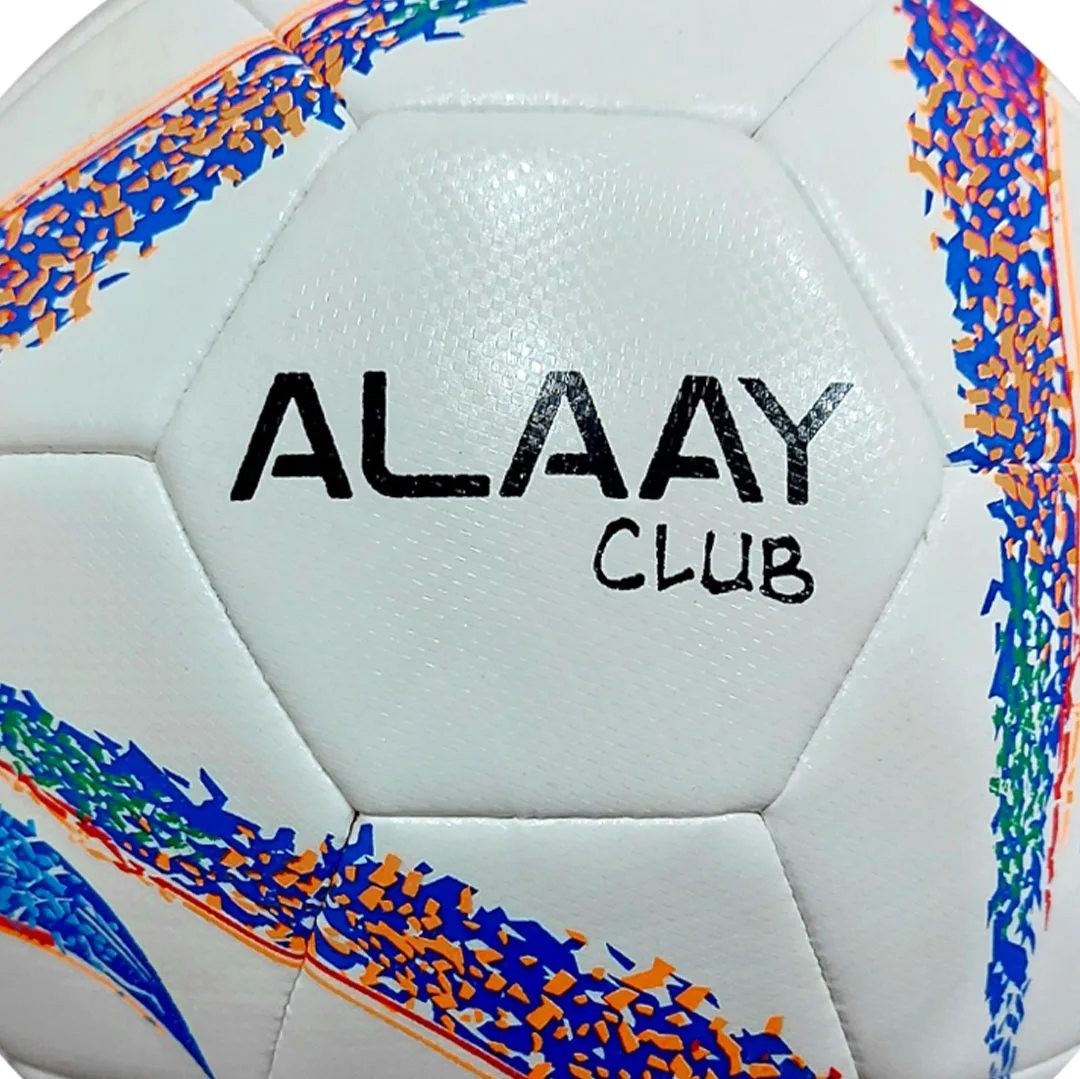 Alaay Club machine stitched Soccer Football with TPU High Quality machine stitched Soccer  Football
