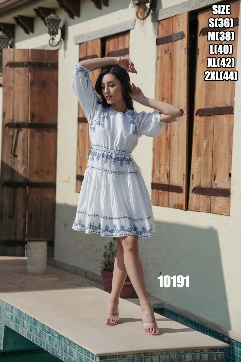 New Summer Style Unic And High Quality Cotton Embroidered, Printed Tunic Tops For Women| Clothes Wholesale Suppliers From India