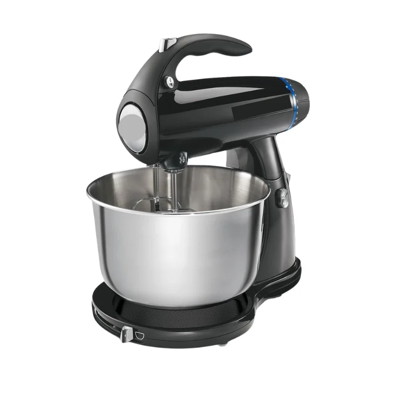 FACTORY PRICE 2594-350-Watt Stand Mixer with Dough Hooks and Beaters, Black - 12 Speeds, Soft Start Technology
