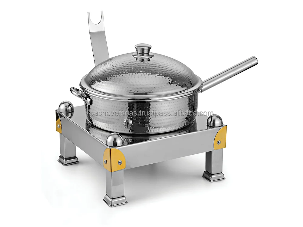 new style black powder coated electric food warmer buffet chafing dish for wedding and parties with golden lid