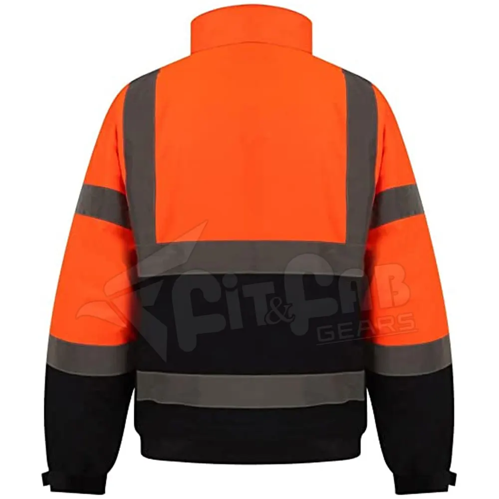 Comfortable Customized Safety Jacket Quick Dry Work Wear Comfortable OEM Services Customized Safety Jackets