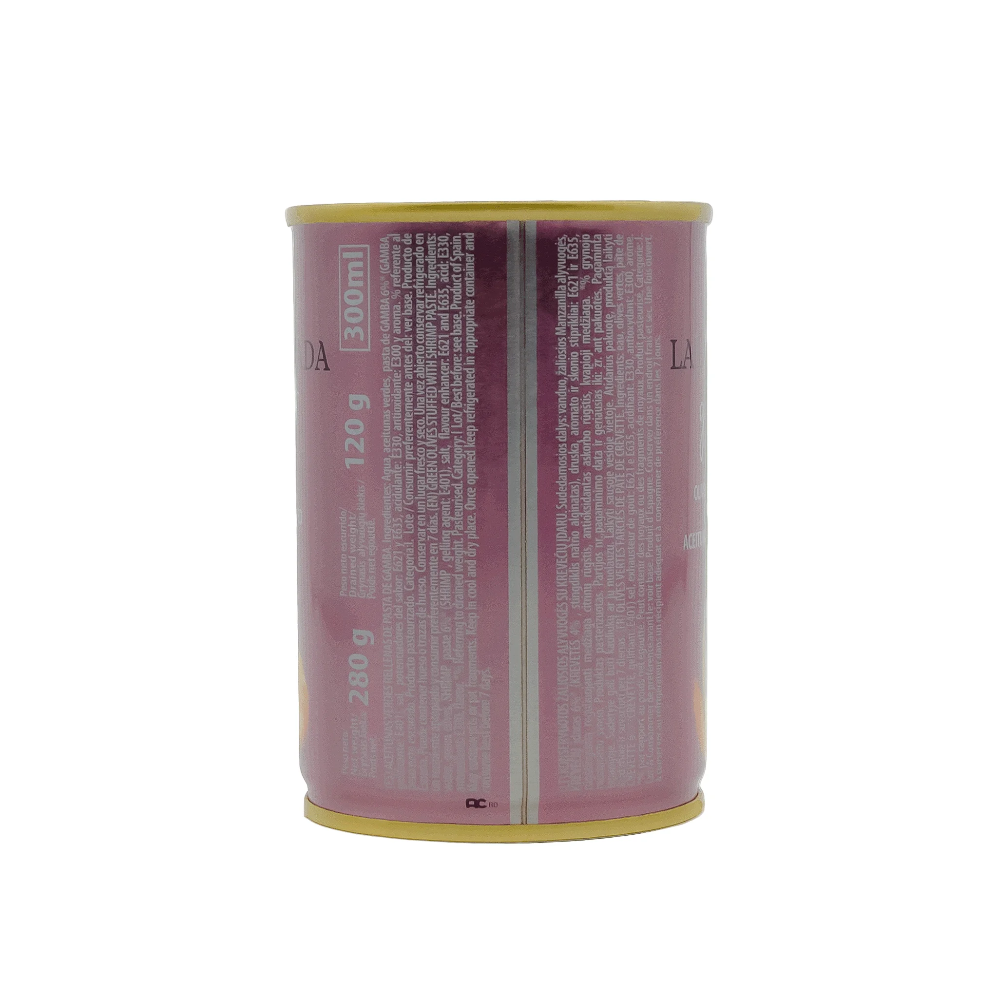 Отличное предложение, испанские качественные пастеризованные зеленые оливки с долгим сроком годности, с начинкой из креветок для домашнего использования